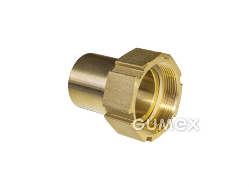 Tulec s hladkým tŕňom 19mm, vnútorný závit BSPP 3/4", 25bar, mosadz